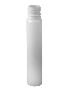 Plastová lahvička 25 ml MONO bílá, závit g18x3