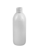 Plastic bottle 300 ml white, thread PCO 28