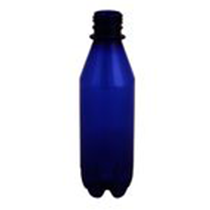 Plastic bottle 0.25 l blue