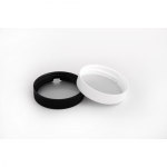 Set of plastic caps with AL gasket - black/white - Další 1