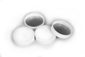 Set of plastic caps with AL gasket - black/white