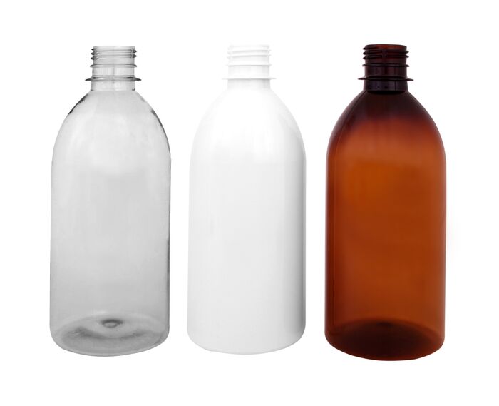 Bottle 0,5 l TECH white - foto č.2