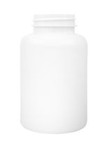 Plastová lahvička se širokým hrdlem 300 ml bílá, závit GL44