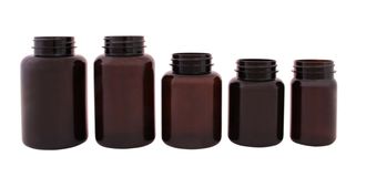 Set of bottles, brown, GL44