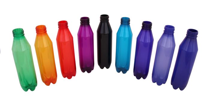 Lahvička 250 ml RAKETA barevná, PCO 28 - foto č.2