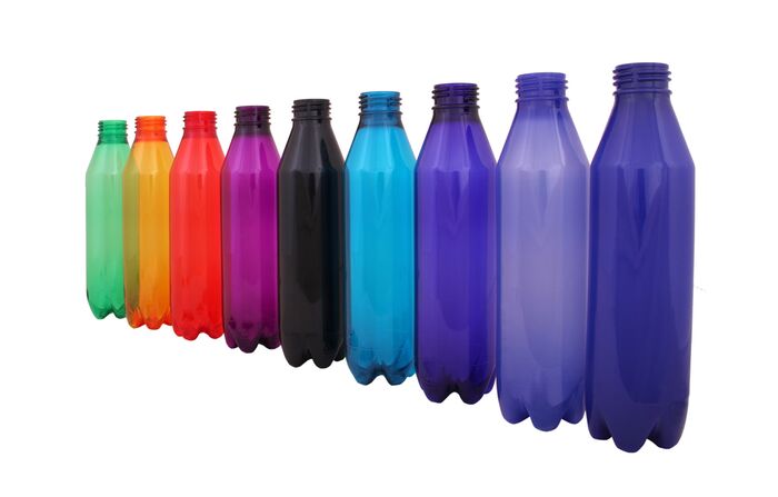 Lahvička 250 ml RAKETA barevná, PCO 28 - foto č.3