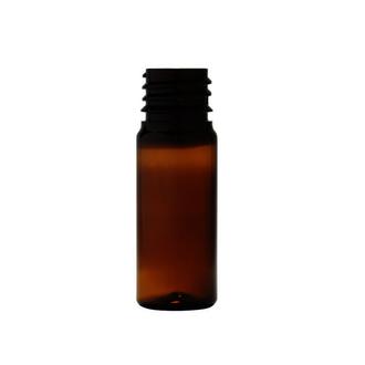 Plastic bottle 10 ml brown, thread g18x3