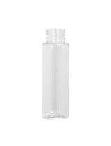 Plastic bottle 100 ml CYLINDRICAL limpid, thread PCO 28