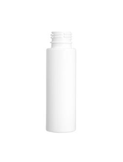 Plastová lahvička 100 ml VÁLCOVÁ bílá, závit PCO 28