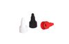 Set of plastic caps - white, black and red, G 18x3 mm - náhled č.2