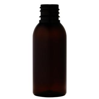Plastová lahvička 35 ml hnědá, závit g18x3