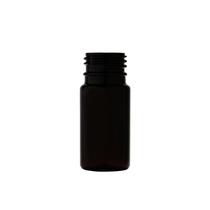 Plastic bottle 35 ml brown, thread PCO 28