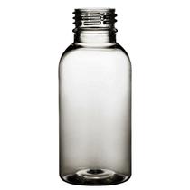 Plastic bottle 100 ml limpid, thread PCO 28