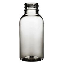 Plastic bottle 100 ml limpid, thread PCO 28