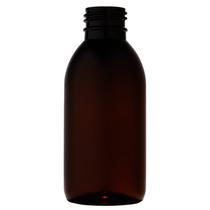 Plastic bottle 150 ml brown, thread PCO 28