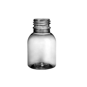 Plastic bottle 50 ml limpid, thread PCO 28