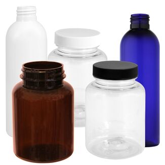 Small plastic bottles 200 ml