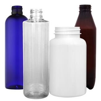 Small plastic bottles 250 ml